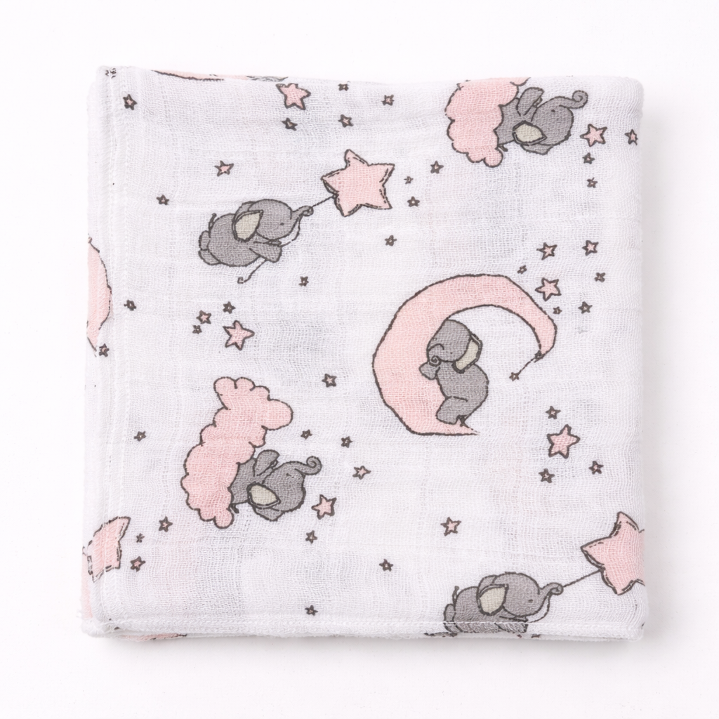 Nuscheli bedruckt – Swiss Made, 100% Baumwolle