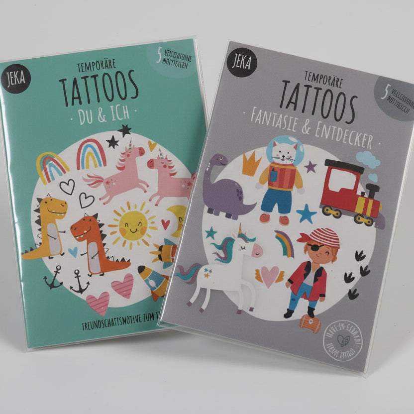 JEKA Kindertattoos Freundschaftsmotive – Hergestellt in Österreich