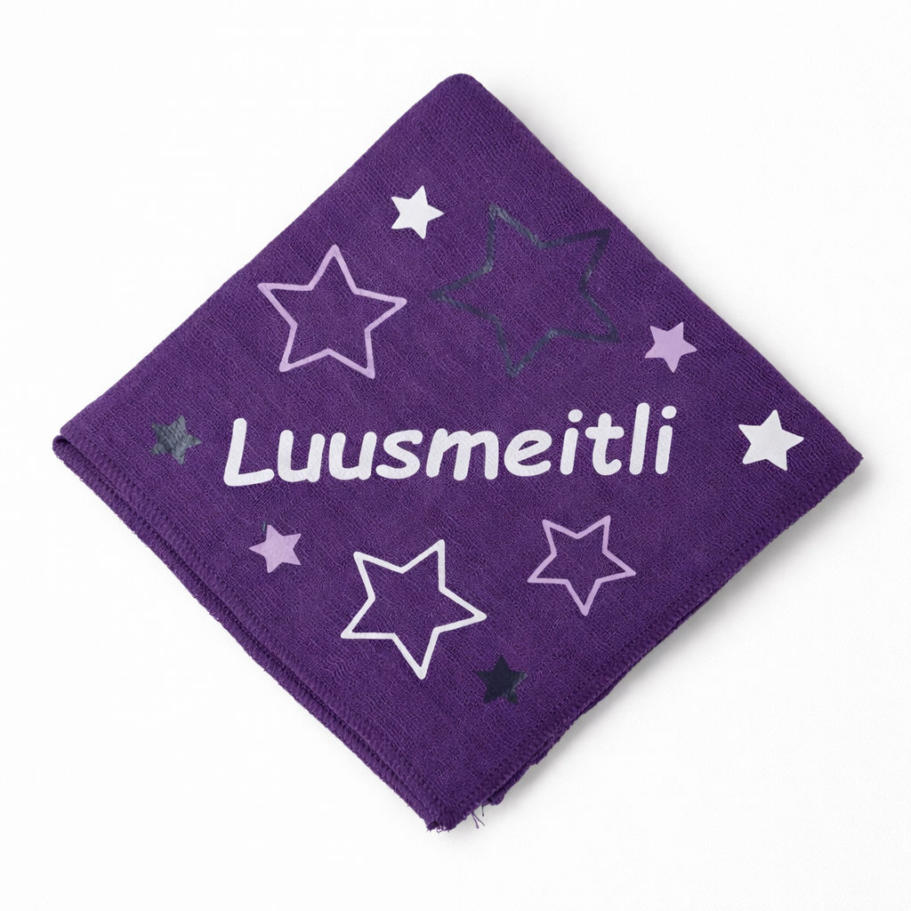 Nuscheli Luusmeitli – Kuscheliges Schnuffeltuch aus Baumwolle
