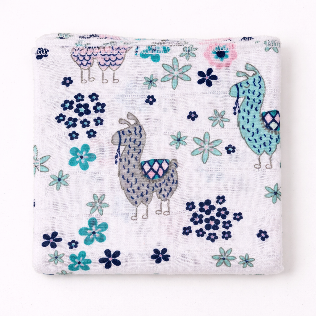 Nuscheli bedruckt – Swiss Made, 100% Baumwolle