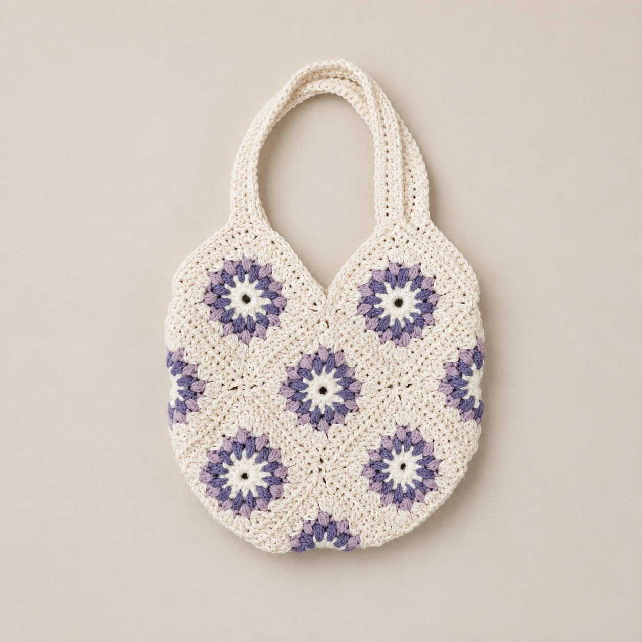 Handgefertigte Kindertasche – Granny Square Design