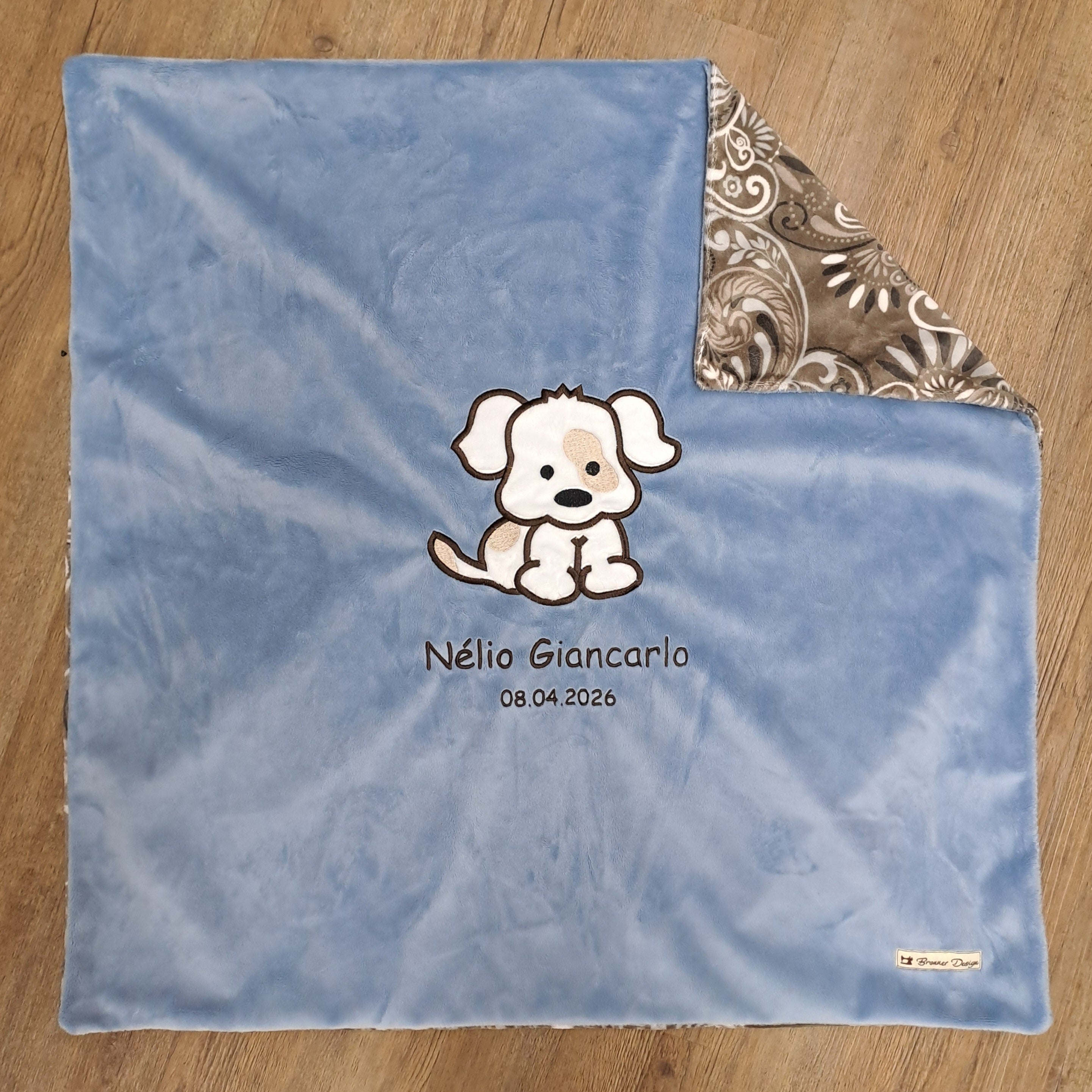 Babykuscheldecke Hund, diverse Farben