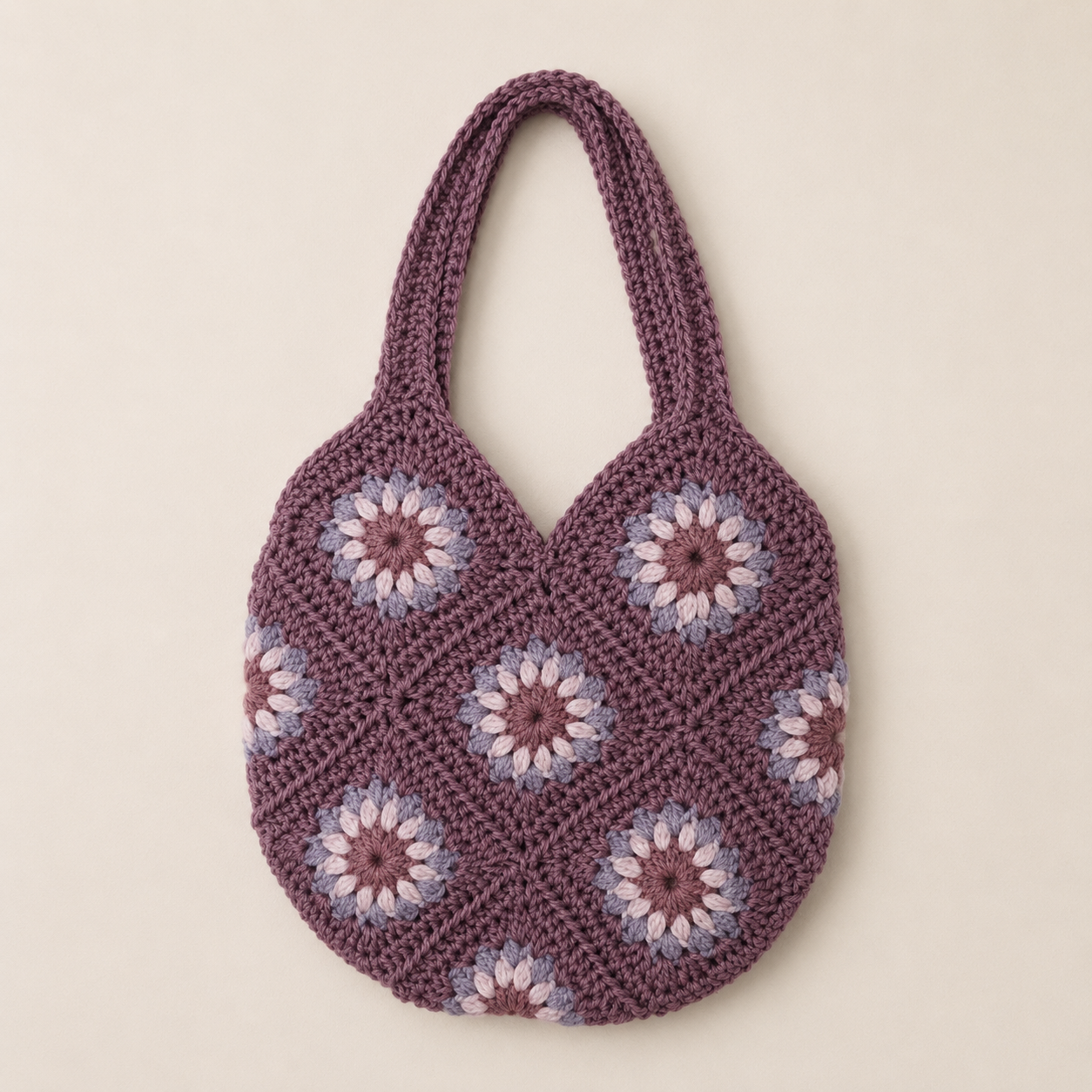 Handgefertigte Kindertasche – Granny Square Design