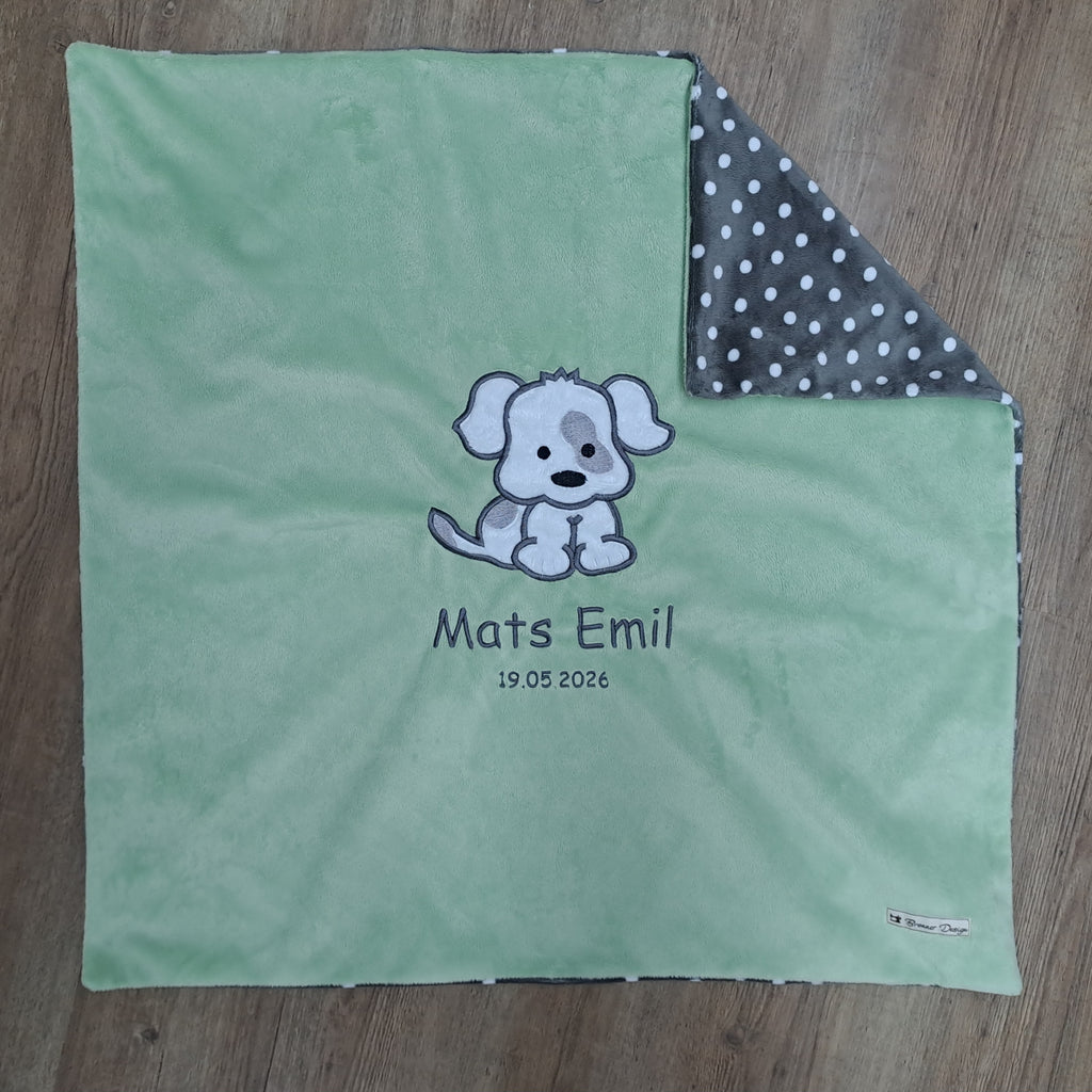 Babykuscheldecke Hund, diverse Farben