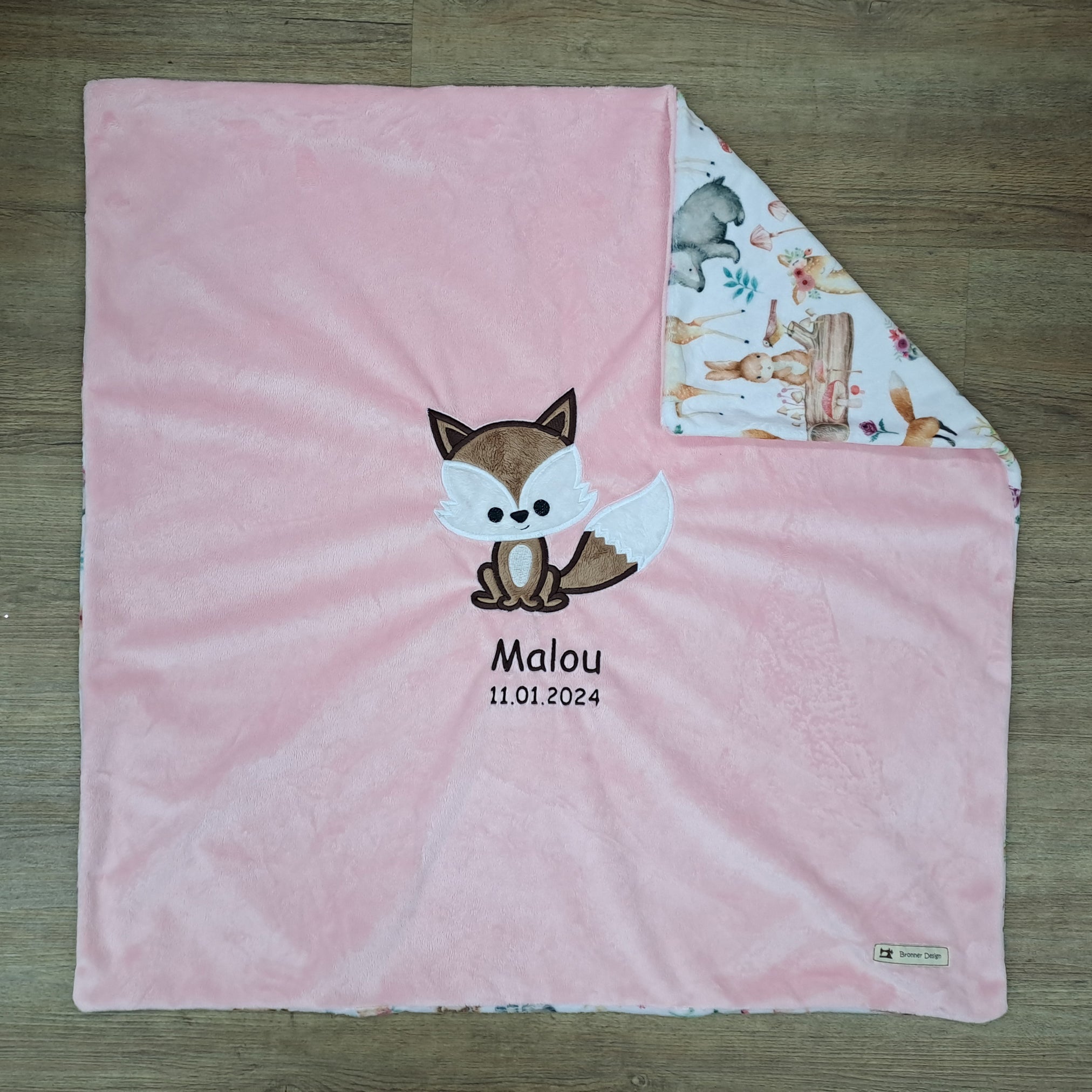 Babykuscheldecke Fuchs, diverse Farben