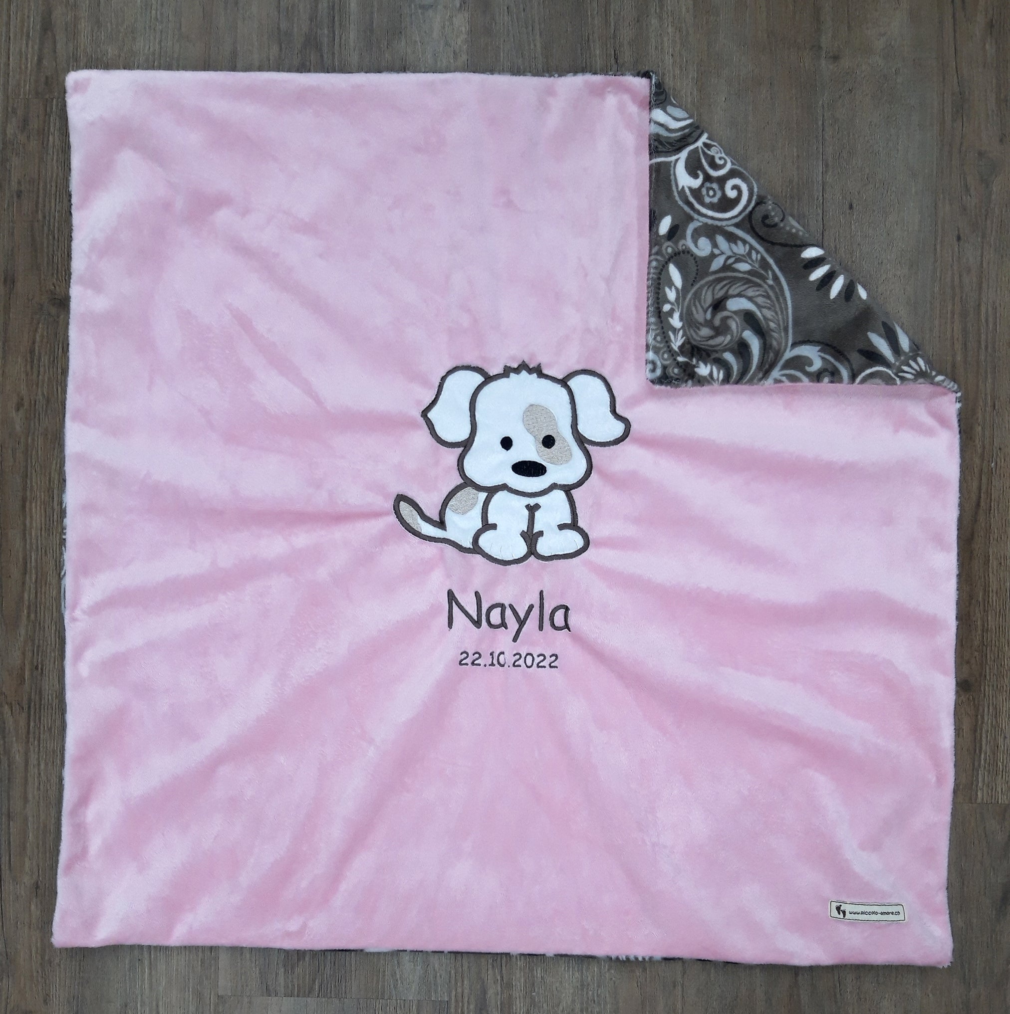 Babykuscheldecke Hund, diverse Farben